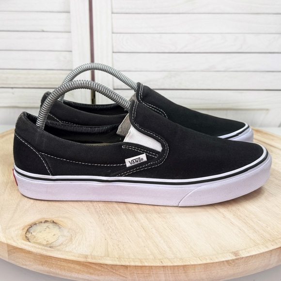 Vans Classic Slip On Low Top Sneakers Black Size 8.5 Men 10 Women - Picture 10 of 10